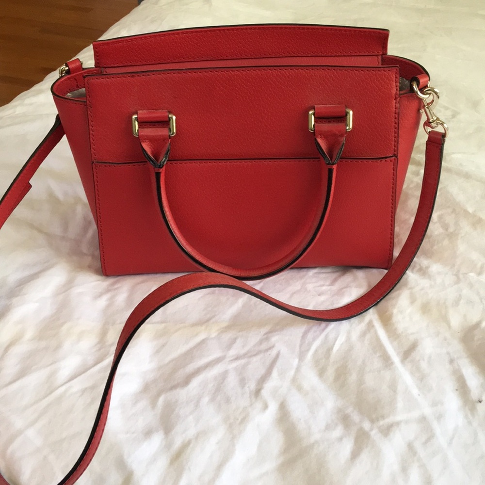 New York Grove Street Leather Lana Satchel - Picture 4 of 4